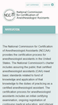 Mobile Screenshot of aa-nccaa.org