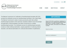 Tablet Screenshot of aa-nccaa.org